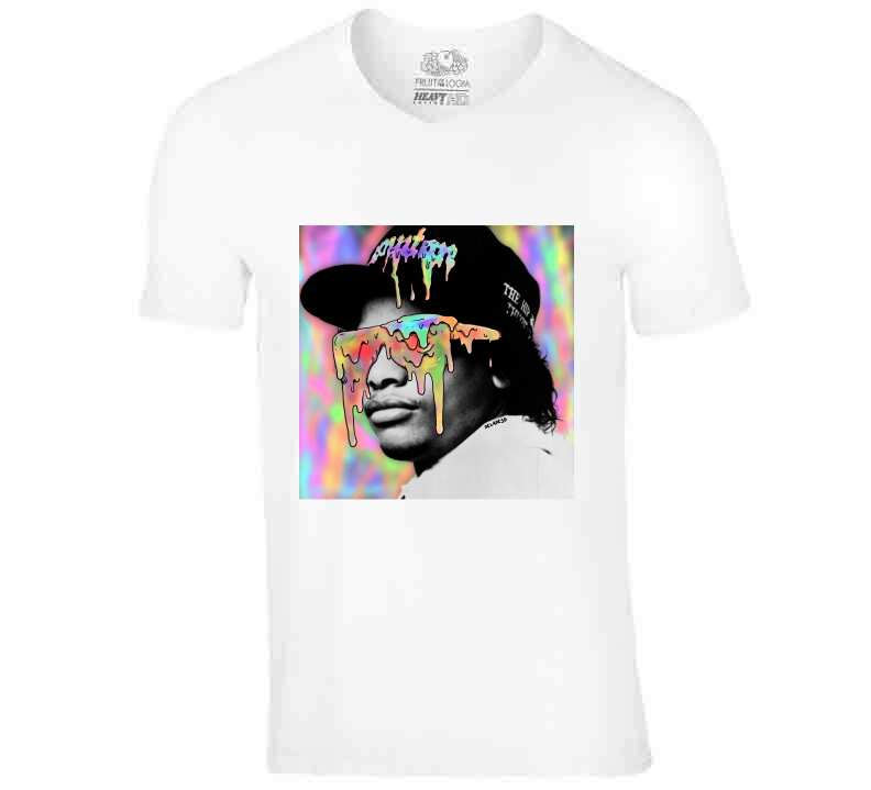 Color Me Eazy White Graphic  T Shirt