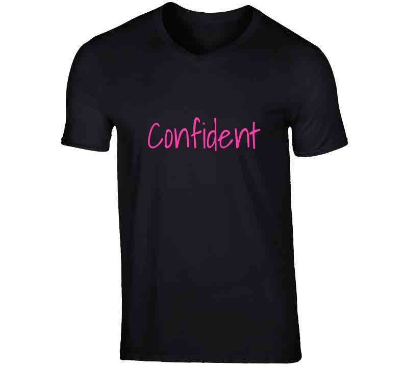 Confident ( Pink) Long Sleeve T Shirt