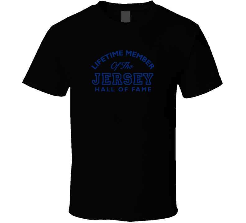 Lifetime Jersey Hall Of Fame (black) T Shirt