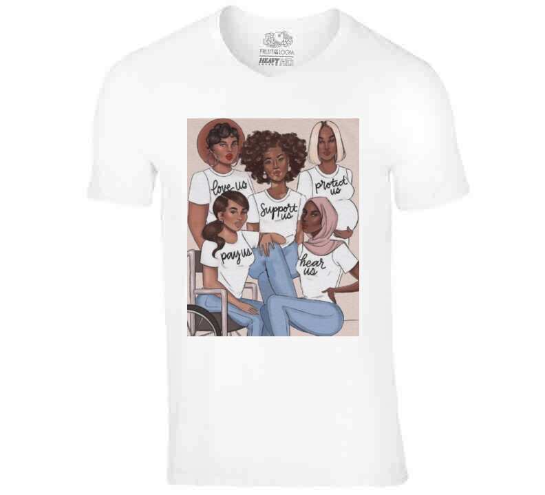 Sistas Tee White  T Shirt