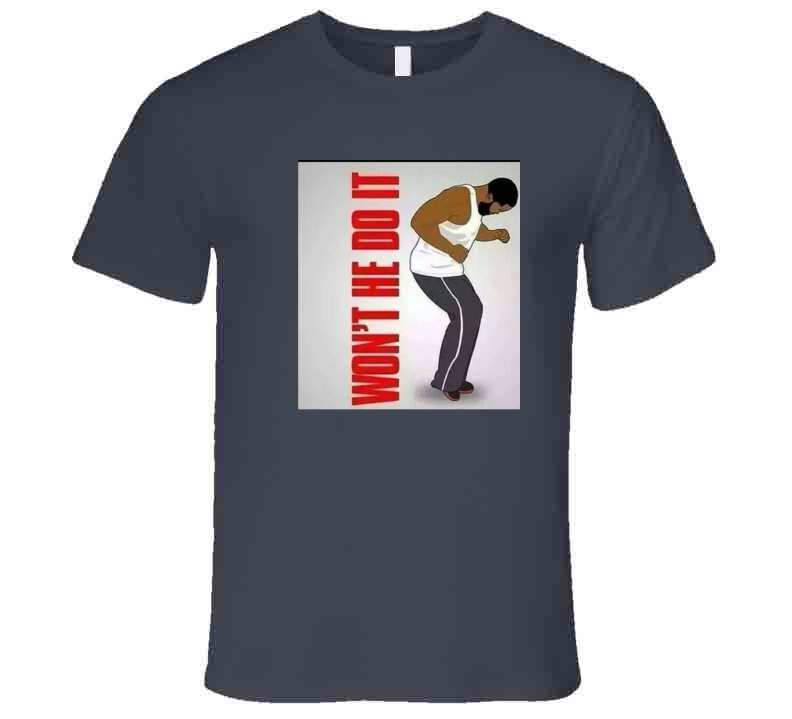 Won't He Do It? Gray T Shirt