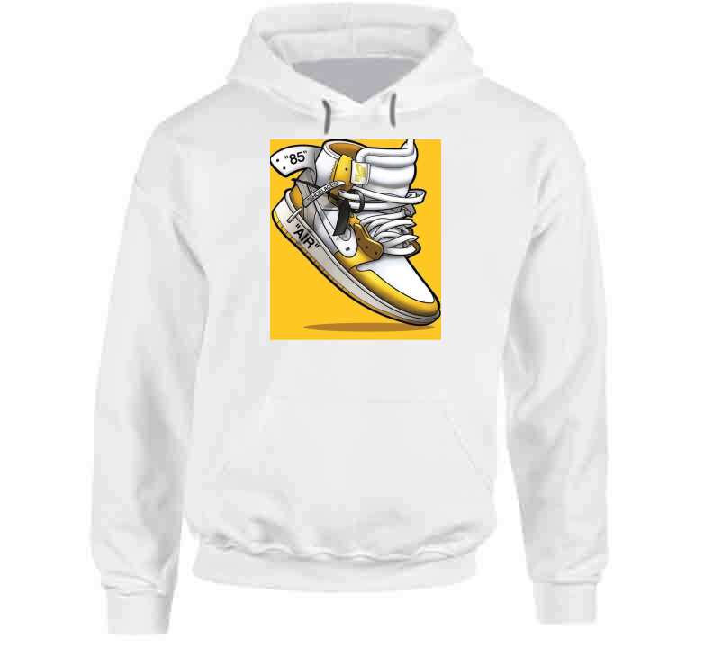 White N Gold J's T Shirt