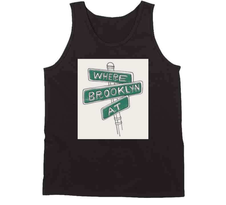 Where Brooklyn At ? Black  T Shirt