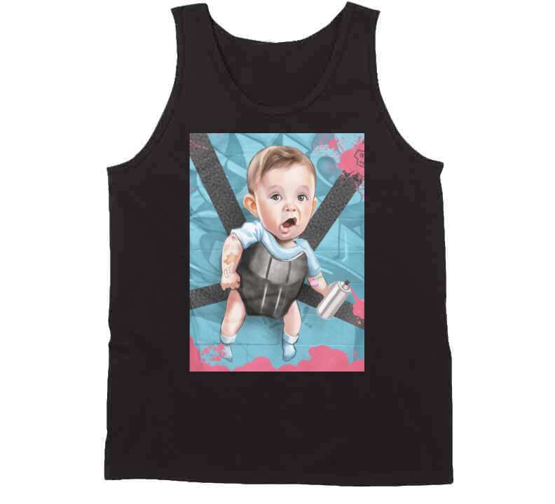 Hold On Baby Gray T Shirt