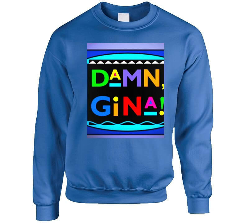 Damn Gina Blue T Shirt