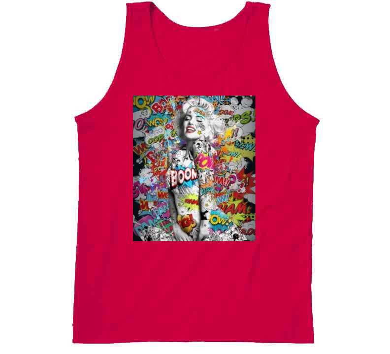 Throwback Retro Pop - Red Tanktop