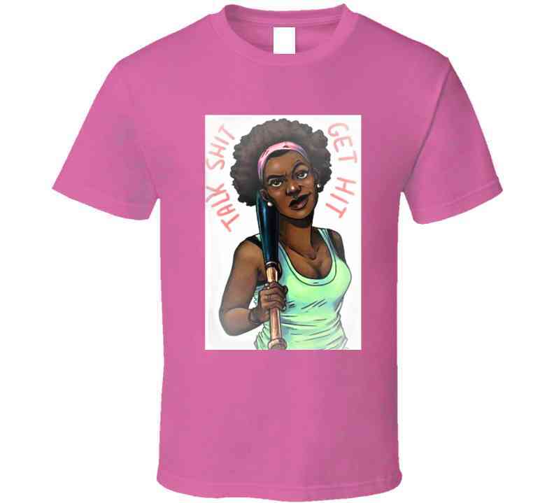 Talk It.. Get Hit ! Ladies T Shirt