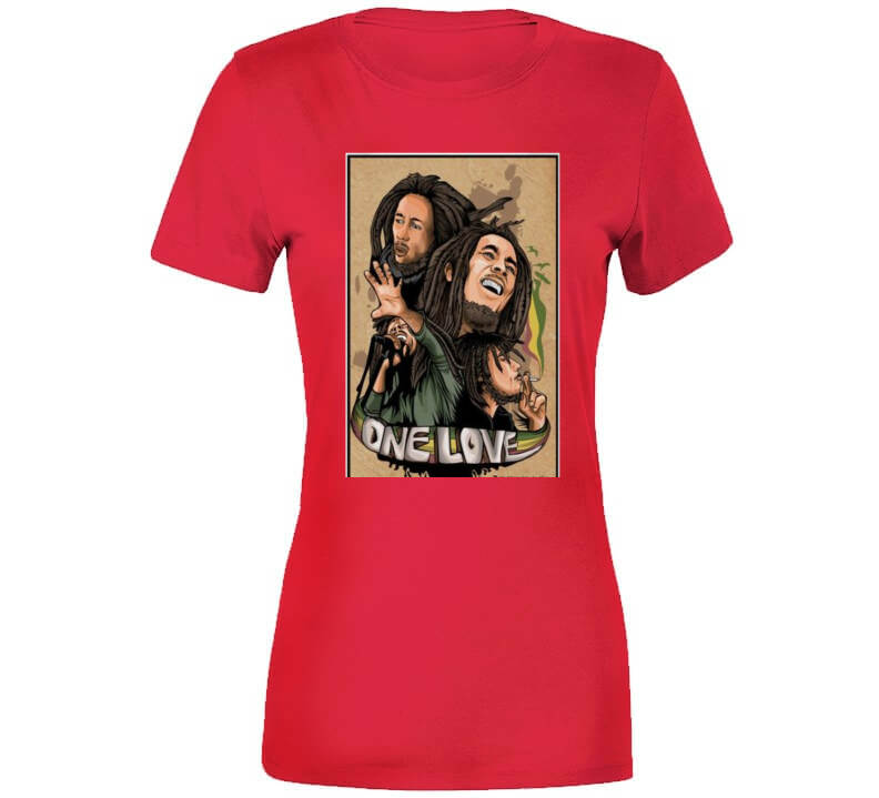 One Love ( Red ) T Shirt