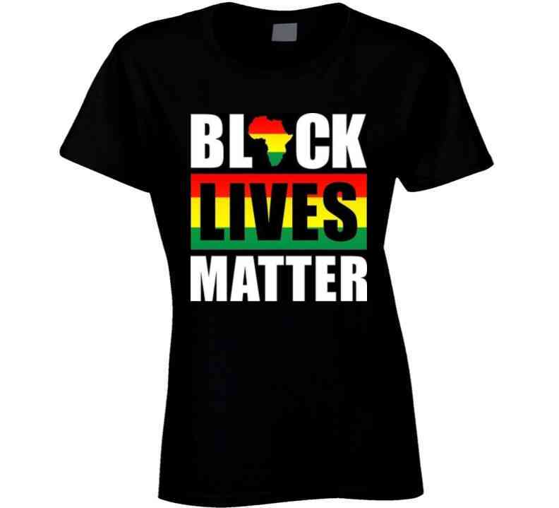 Black Matters Red T Shirt