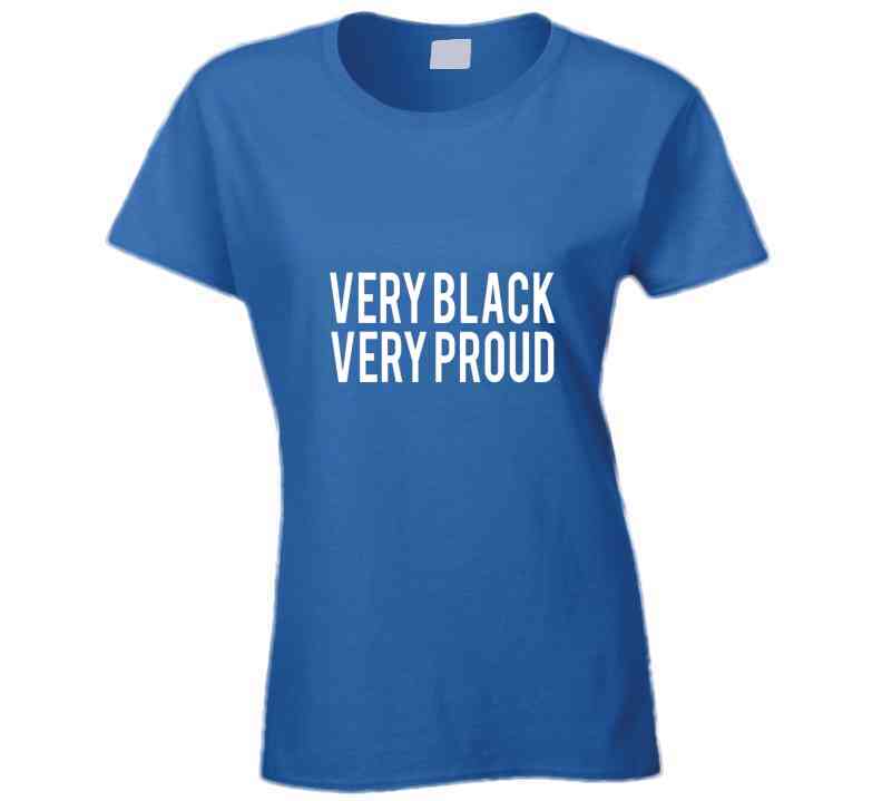 Very Black Very Proud Blue Crewneck Sweatshirt