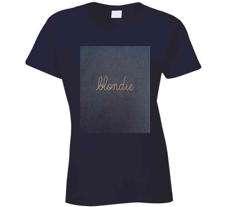 Blue Blonde Ladies T Shirt