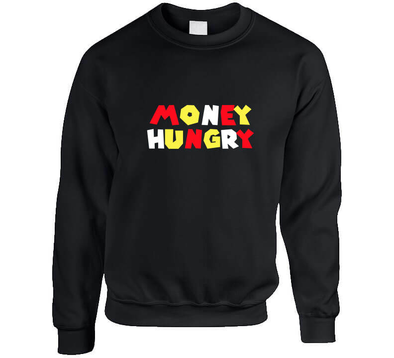 Money Hungry Purple T Shirt