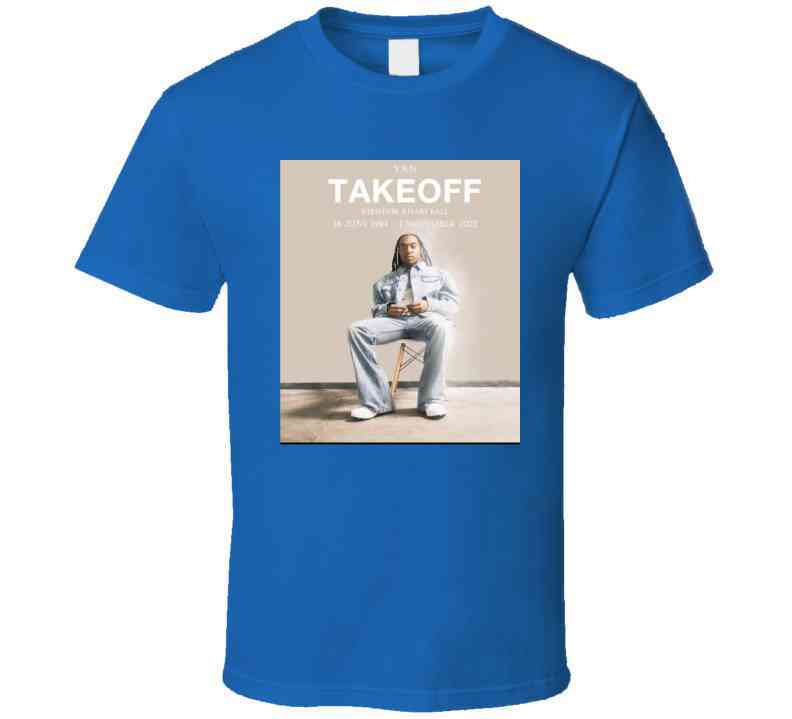 Heavenly Take Off Royal Blue Ladies T Shirt