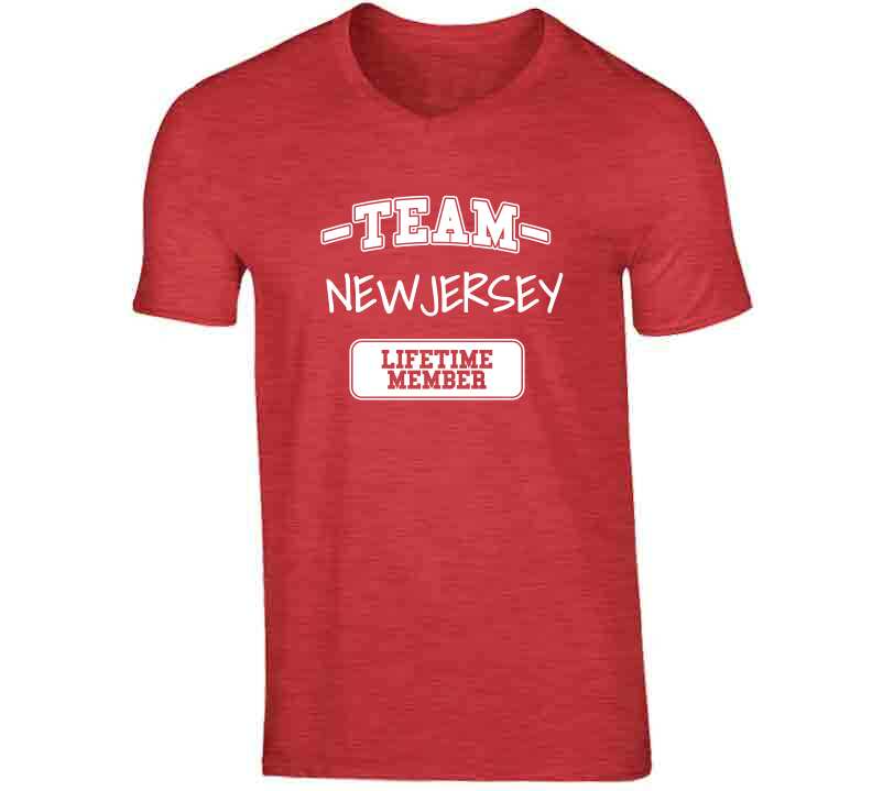 Team N J Red T Shirt