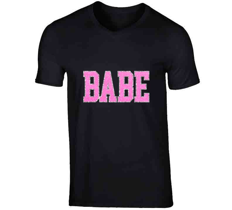 Babe In Black  Ladies T Shirt