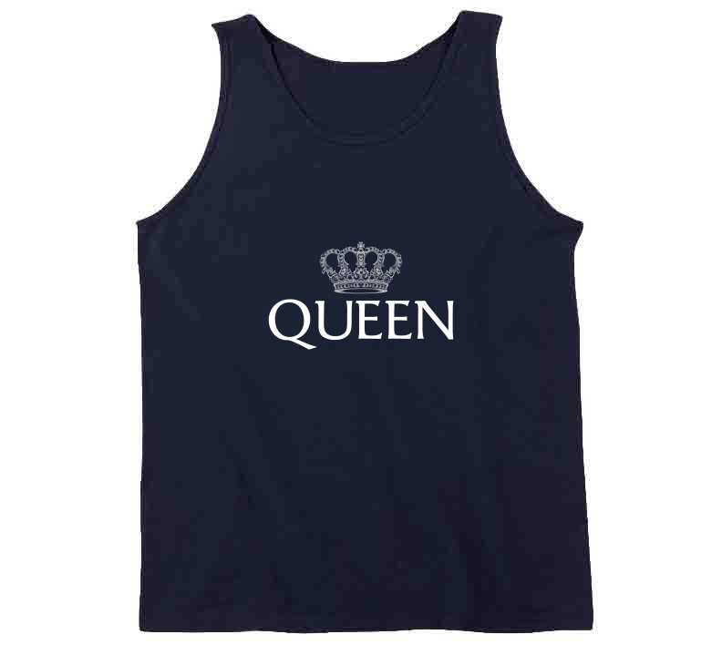 Crown Queen Navy Sweatshirt Crewneck Sweatshirt