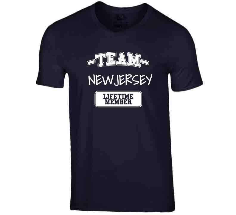 Team New Jersey Blue  T Shirt