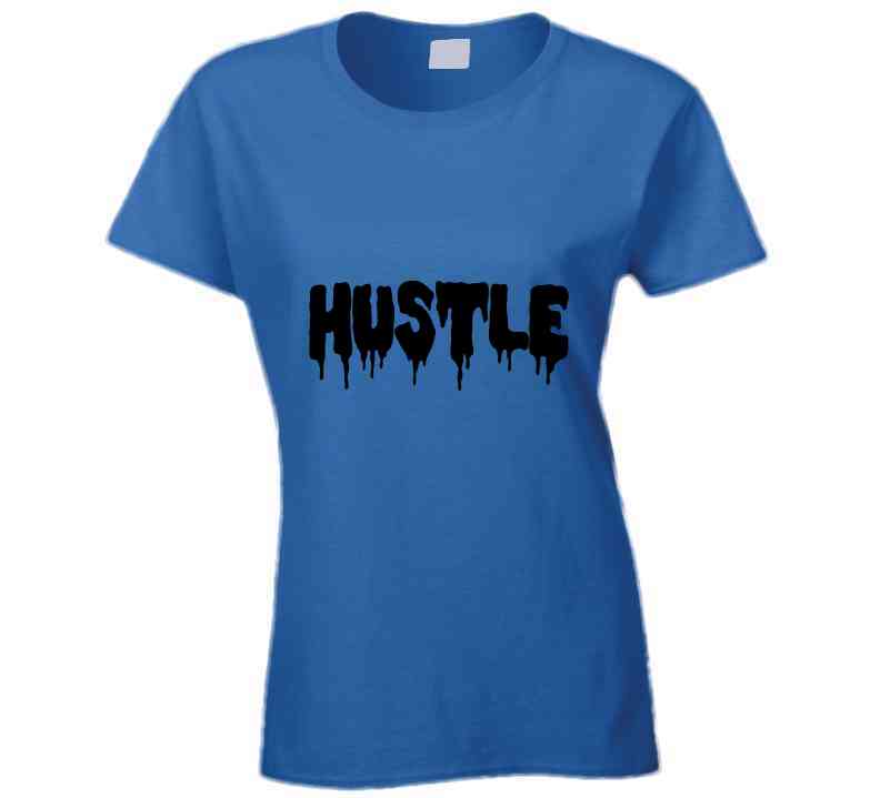 Hustle Drip Blue Hoodie