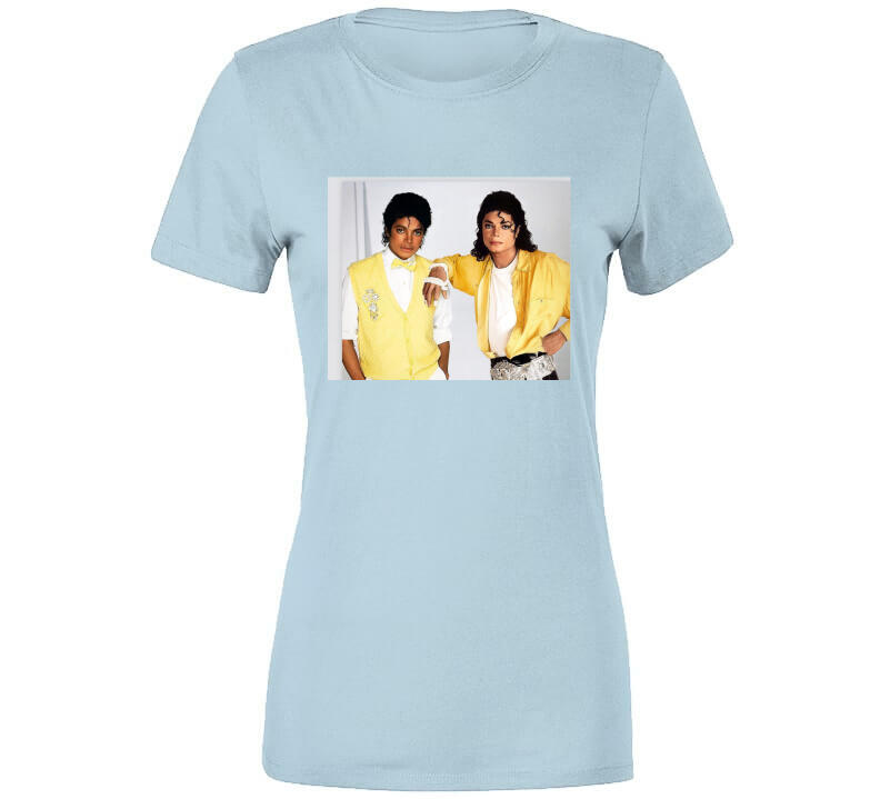 Michael Meets M J  T Shirt BayBlue