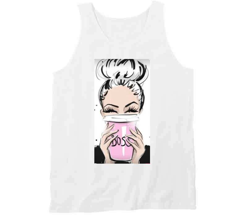 Boss Lady White  Ladies T Shirt