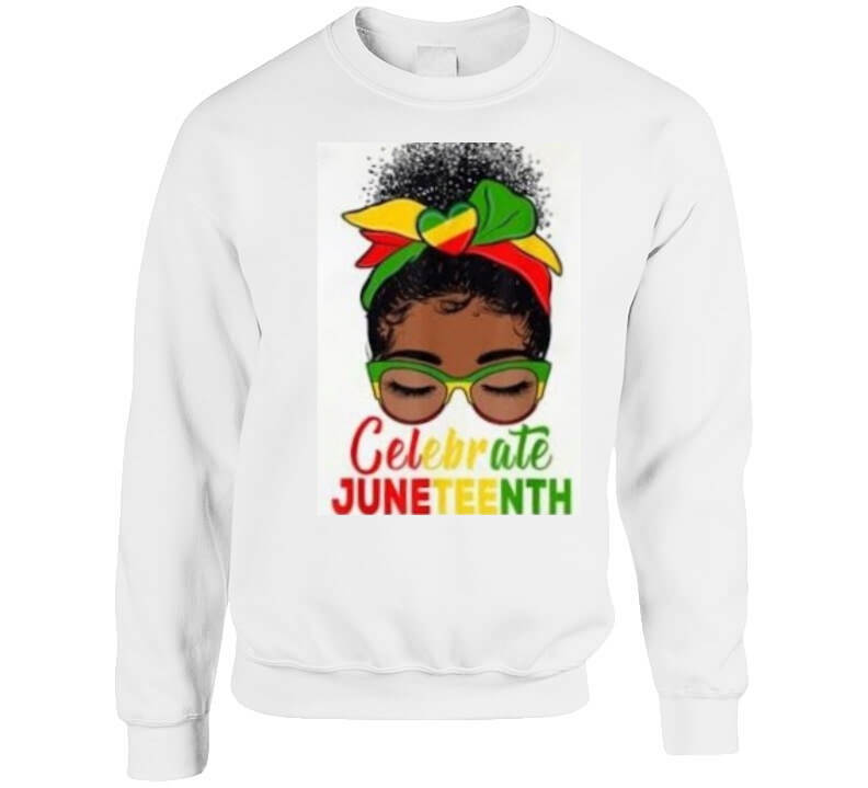 Celebrate Juneteenth Ladies T Shirt