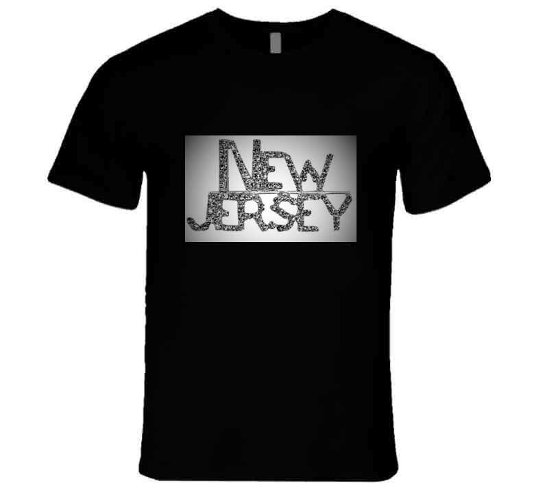 New Jersey Bling Blackout  T Shirt