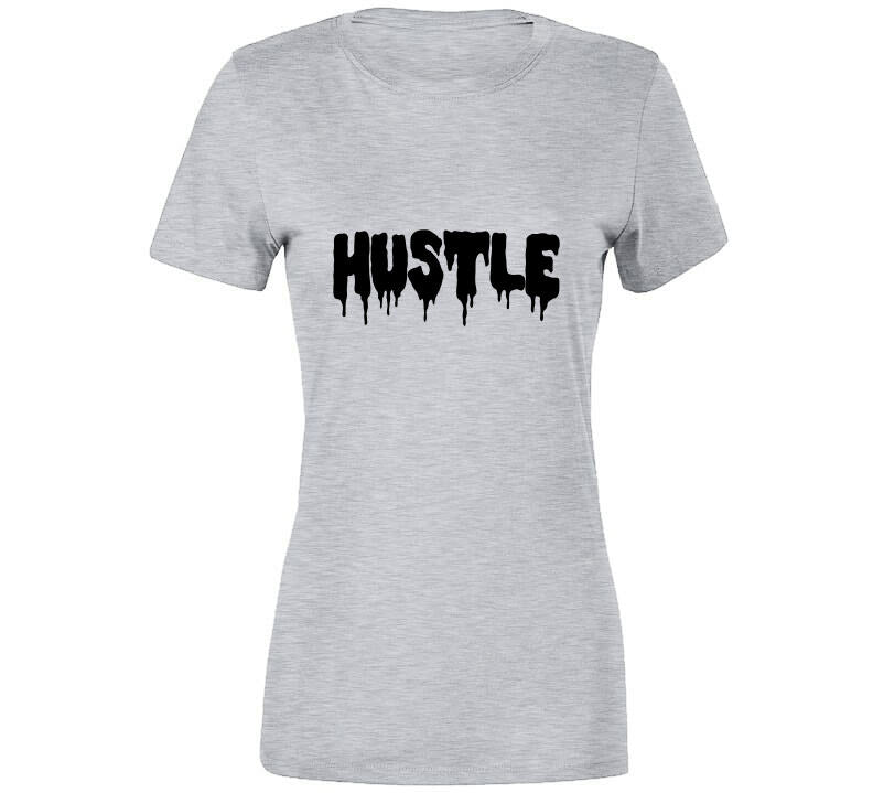 Hustle Drip Gray Sweatshirt Crewneck Sweatshirt