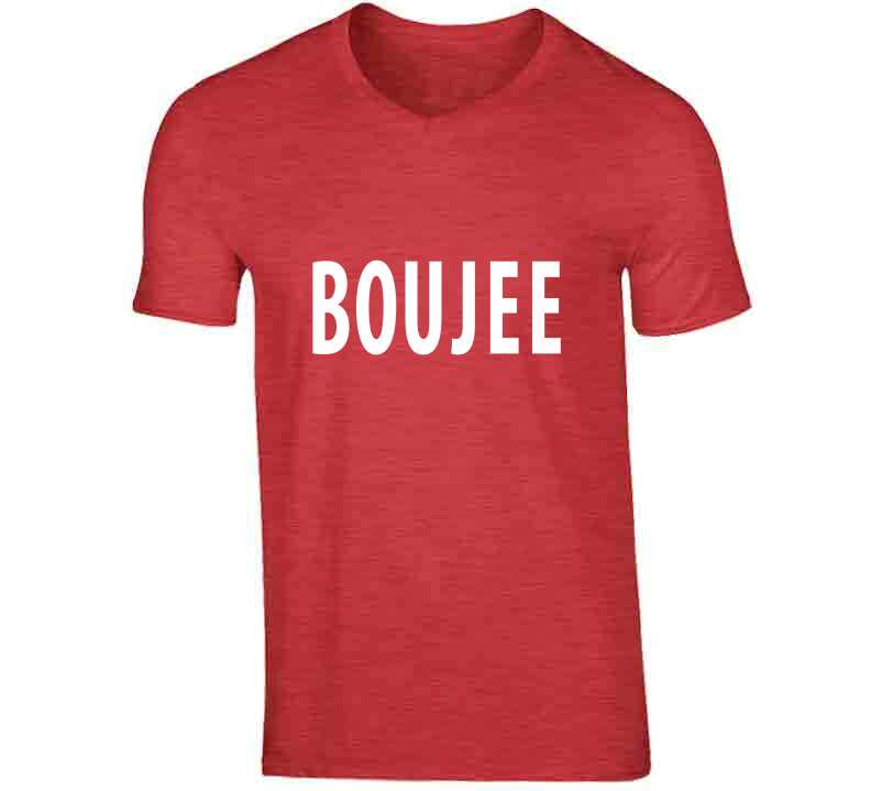 Boujee Red Ladies T Shirt