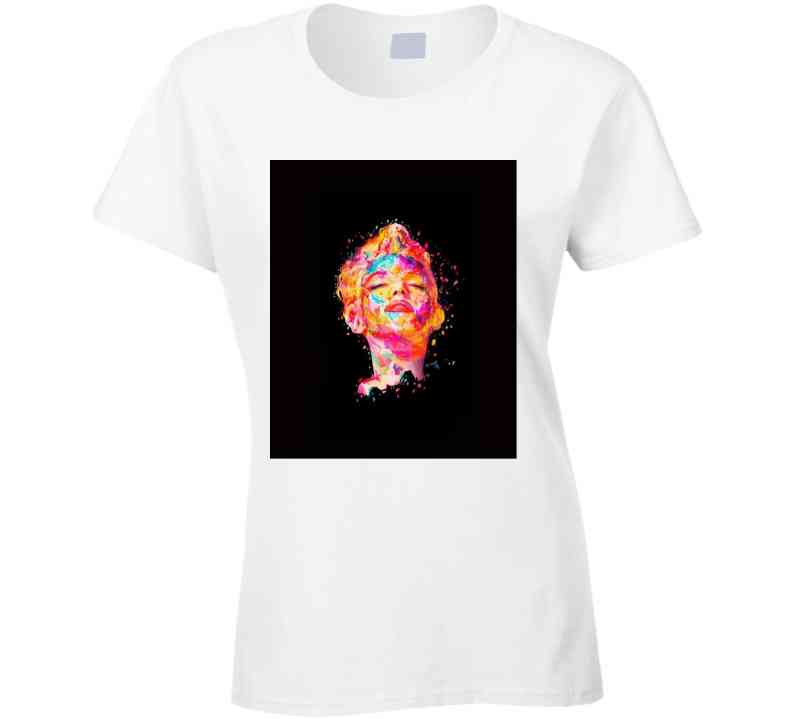 Pink Up In The Head  Ladies T Shirt