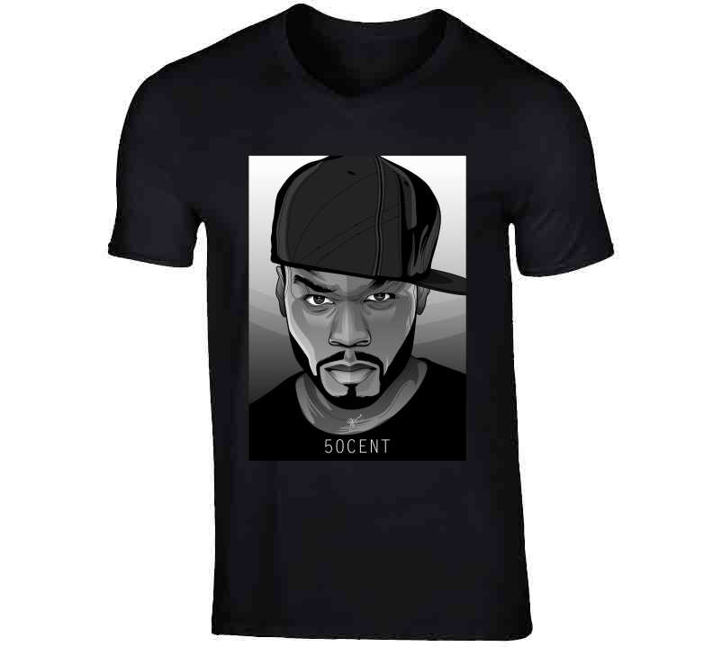 Fiddy Black  T Shirt