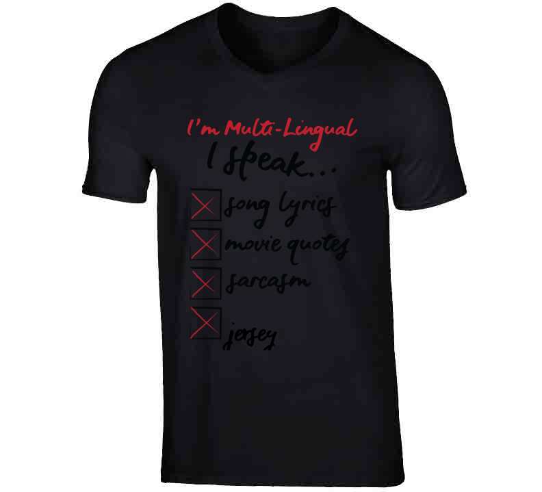 I Speak Jersey Tee  T Shirt