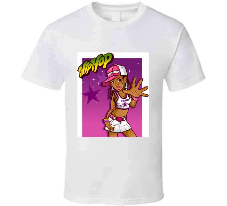 Pink Hiphop Star T Shirt