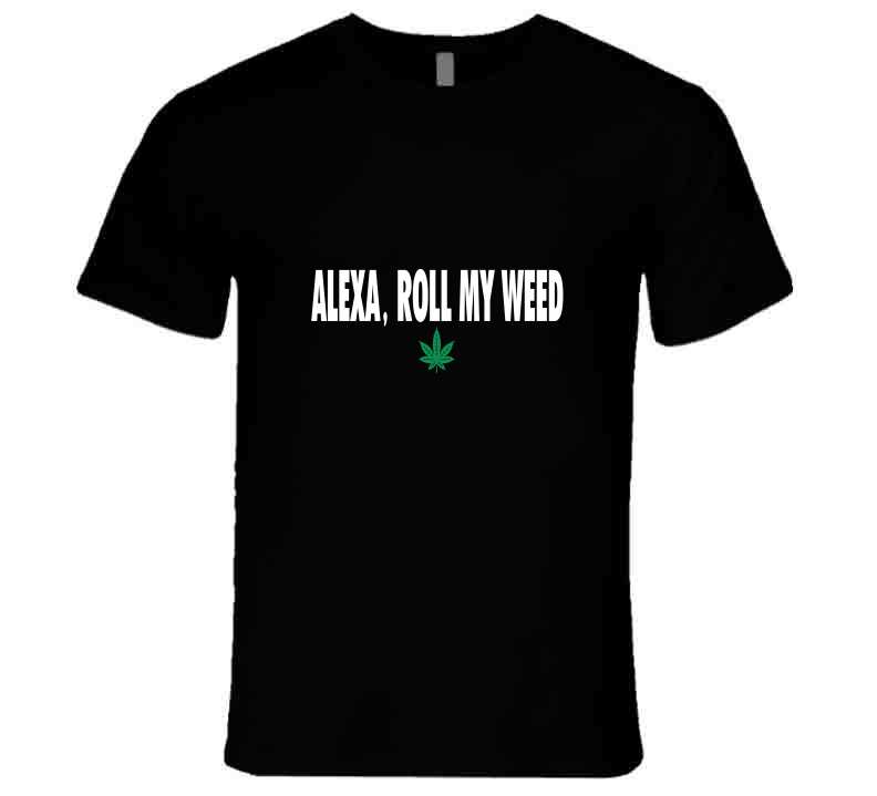 Alexa, Roll ( Black ) Ladies T Shirt