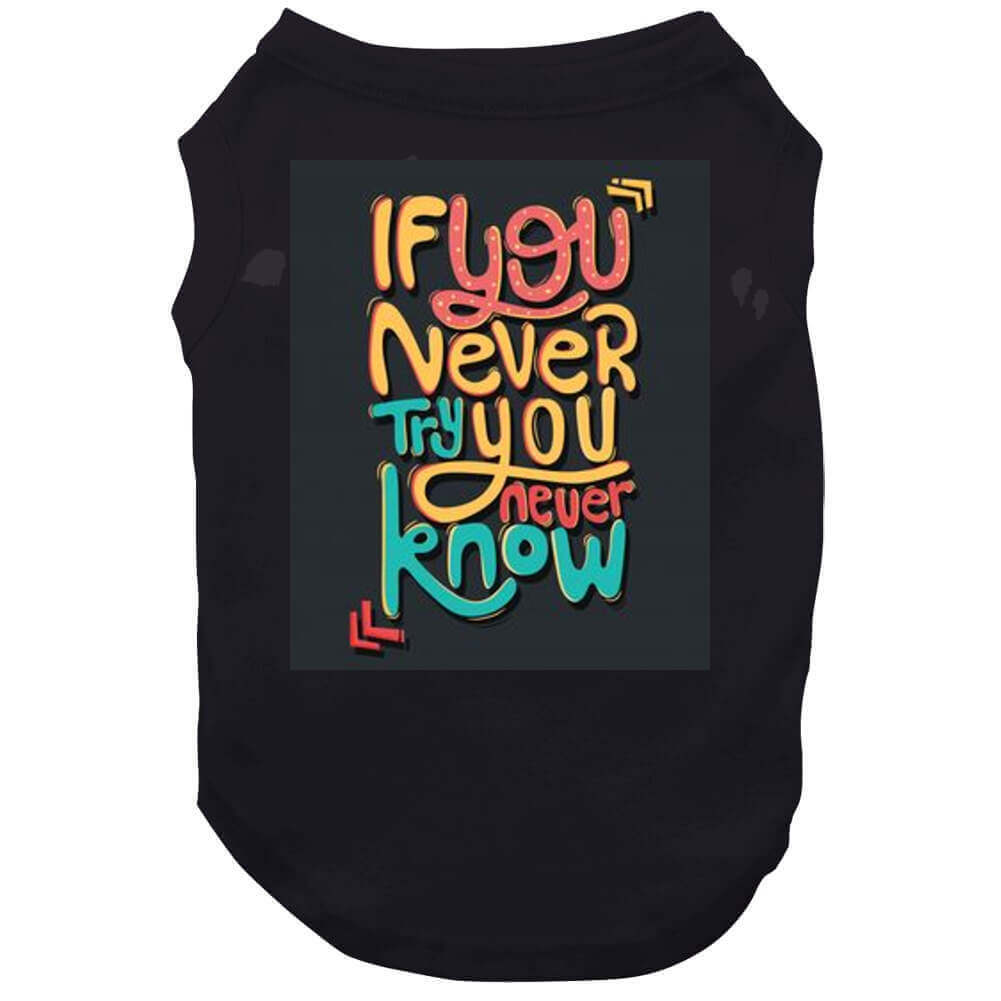 If You Never Try  T Shirt