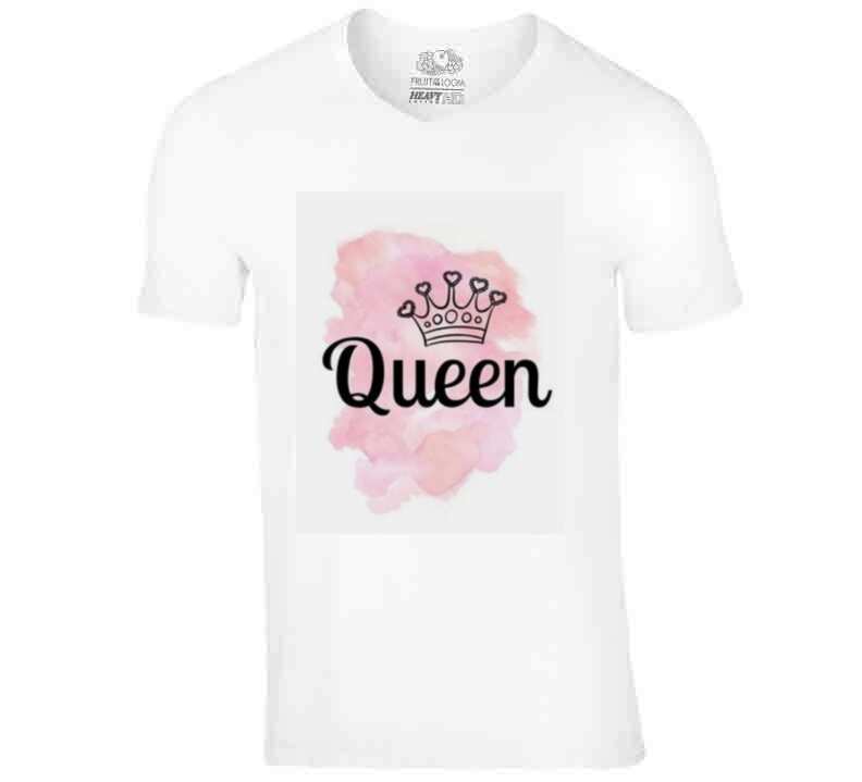 Original Pink Queen Graphic Tee Hoodie