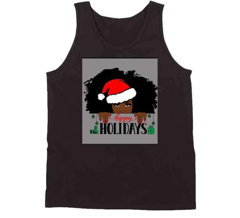 Happy Holidays ( Black ) Apron