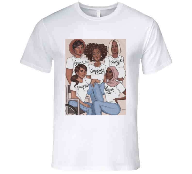 Sistas Tee White  T Shirt