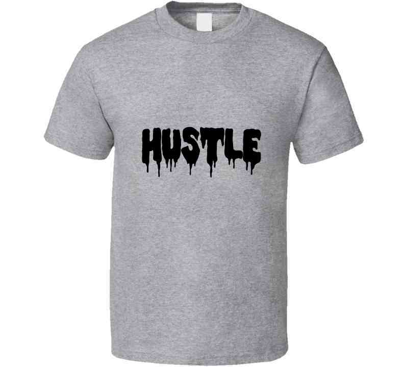 Hustle Drip Gray Sweatshirt Crewneck Sweatshirt