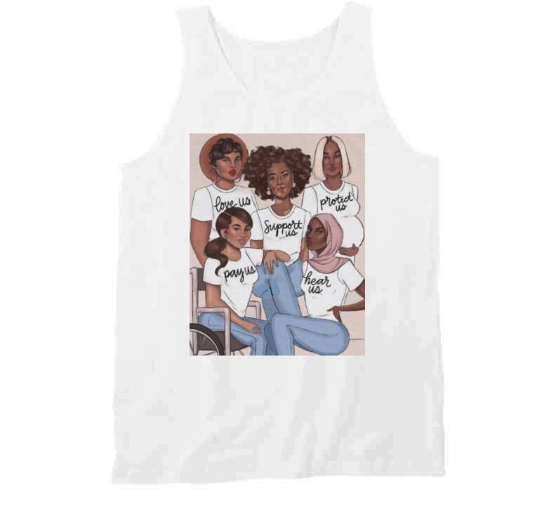 Sistas Tee White  T Shirt