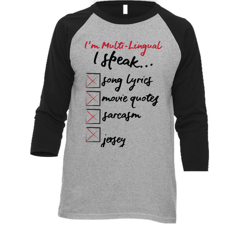 I Speak Jersey Tee  T Shirt