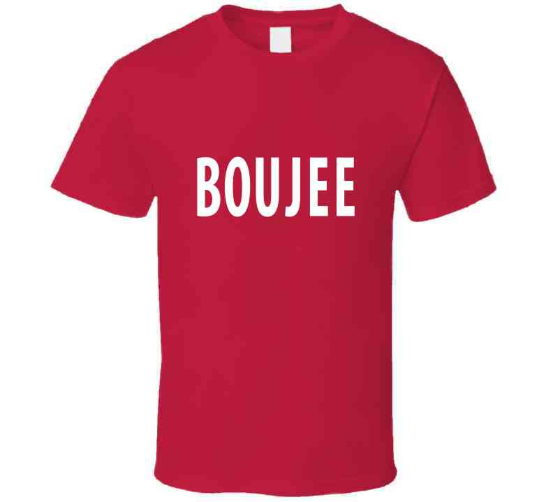 Boujee Red Ladies T Shirt