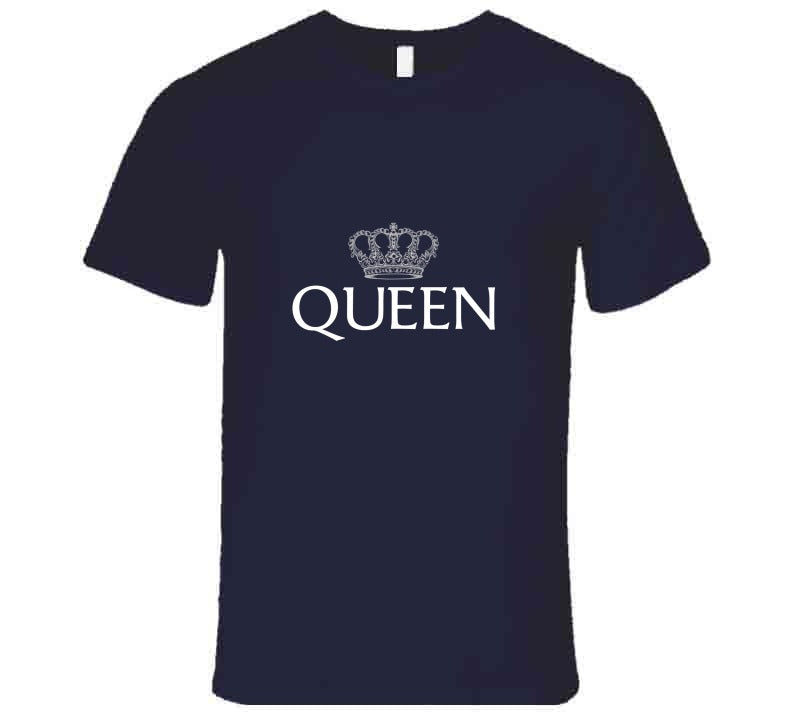 Queen Navy Ladies T Shirt