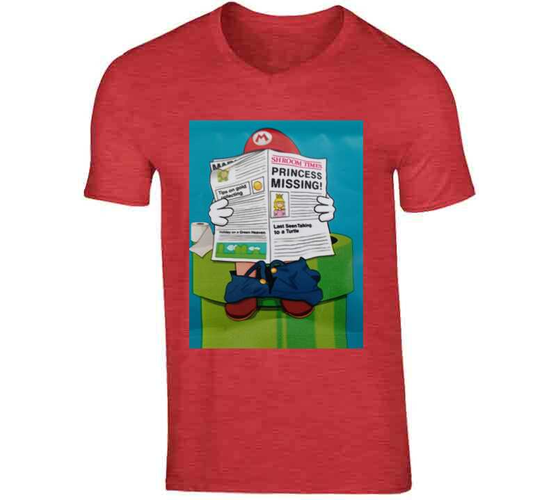 Missing Princess Red Ladies T Shirt