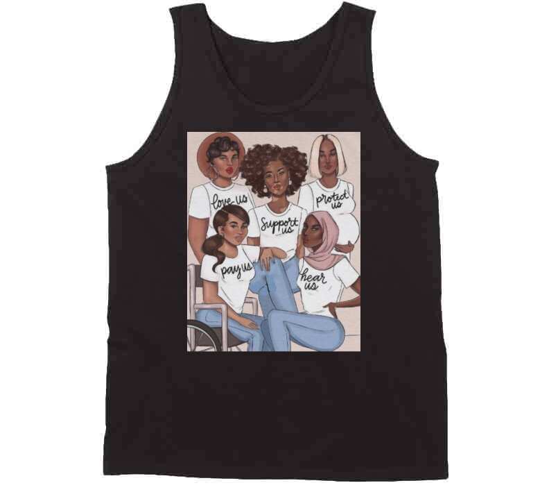 Sistas Tee White  T Shirt