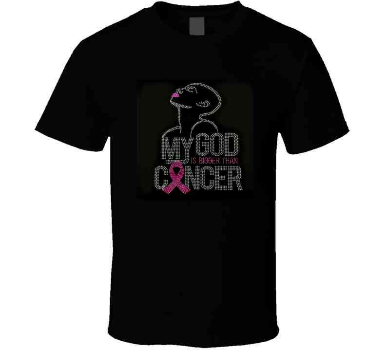 My God Is Bigger Than Cancer Pink Edition T Shirt