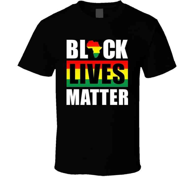 Black Matters Red T Shirt