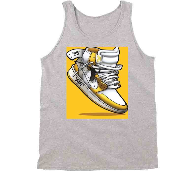 Gray N Gold J's  T Shirt