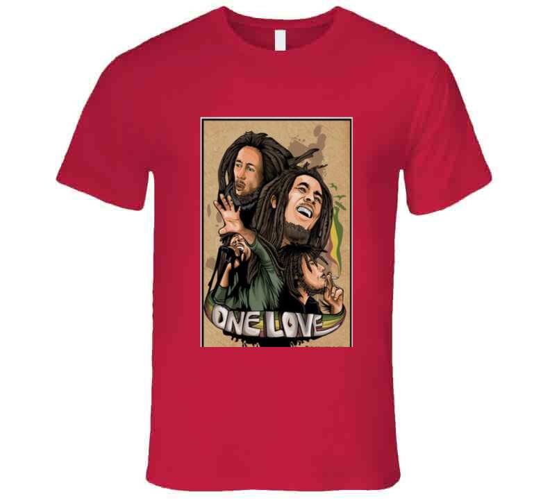 One Love ( Red ) T Shirt