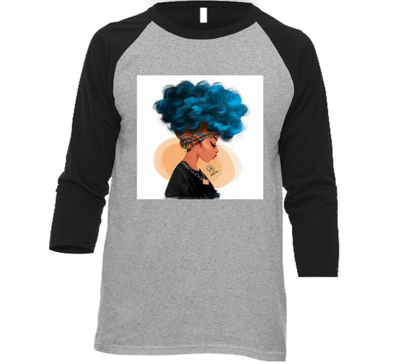 Lady Blue Tee  Ladies T Shirt