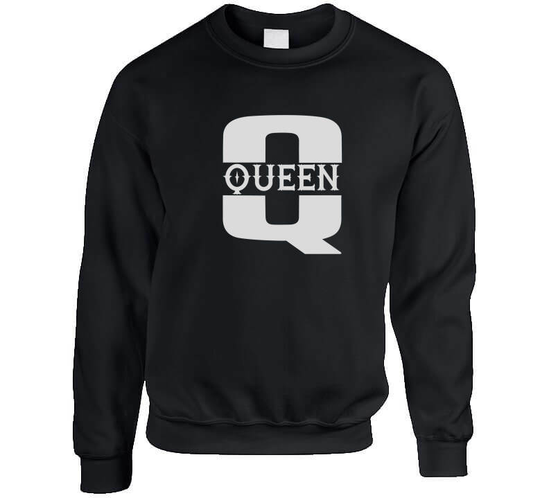 Queen Red Sweatshirt Crewneck Sweatshirt